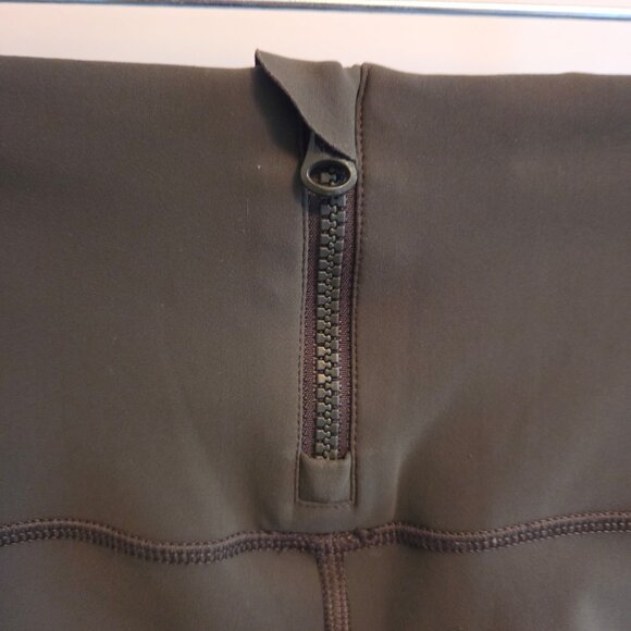 Lululemon Paddle Times Tights Leggings in Dark Olive Black - Picture 7 of 11